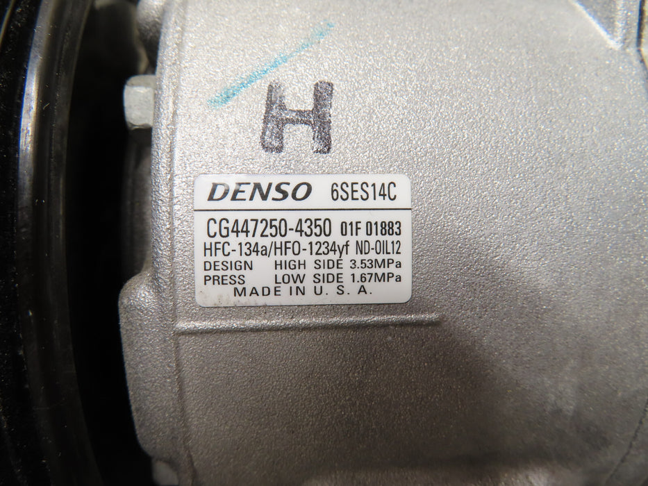 TOYOTA A/C COMPRESSOR DENSO CG447250-4350 6SES14C
