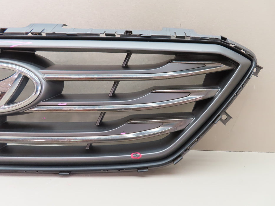 2015-2017 HYUNDAI SONATA FRONT UPPER RADIATOR GRILLE W/ EMBLEM OEM 86351-C2300