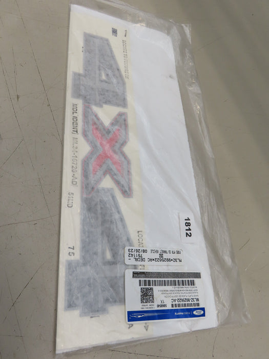 2021-2024 FORD 150 F250 F350 REAR BED NAMEPLATE DECAL OEM