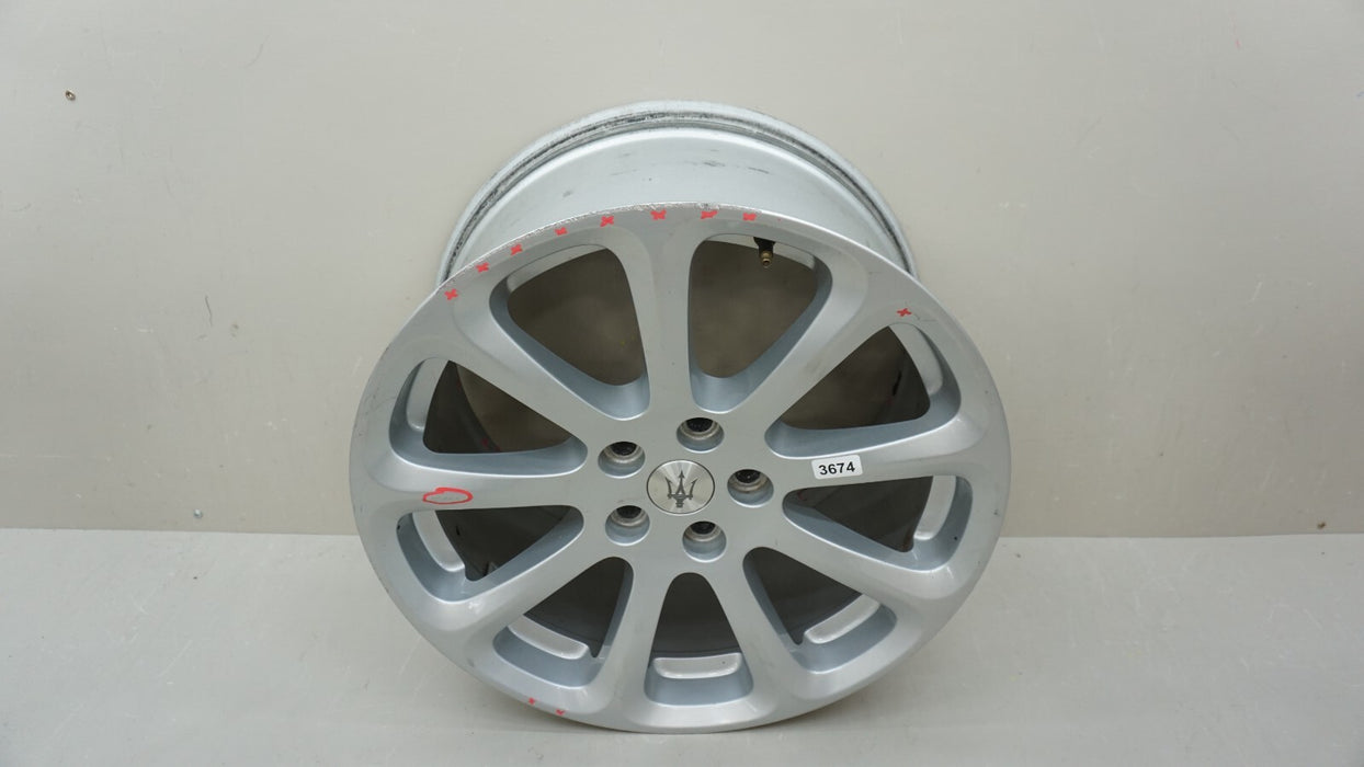 2006-2012 MASERATI QUATTROPORTE REAR WHEEL RIM 9 SPOKE 19X10.5 19" OEM 193841