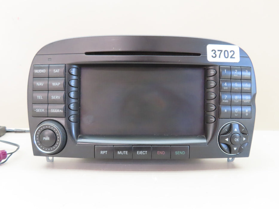 2005-2008 MERCEDES SL500 SL600 R230 RADIO COMMAND HEAD UNIT OEM A2308204289