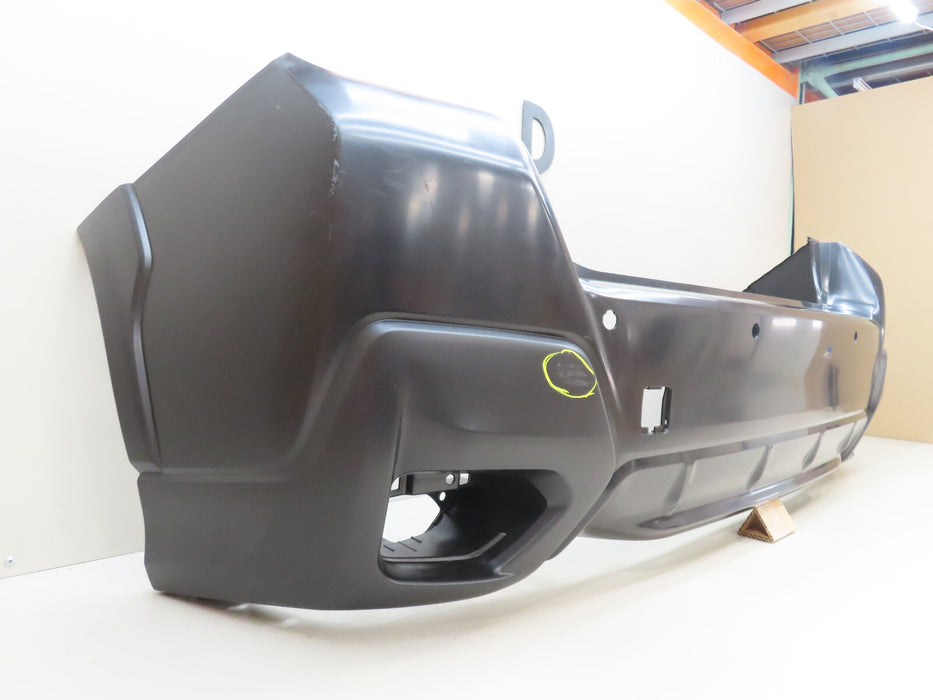 2018-2023 SUBARU CROSSTREK REAR BUMPER COVER W/SENSOR HOLES OEM 57704FL250