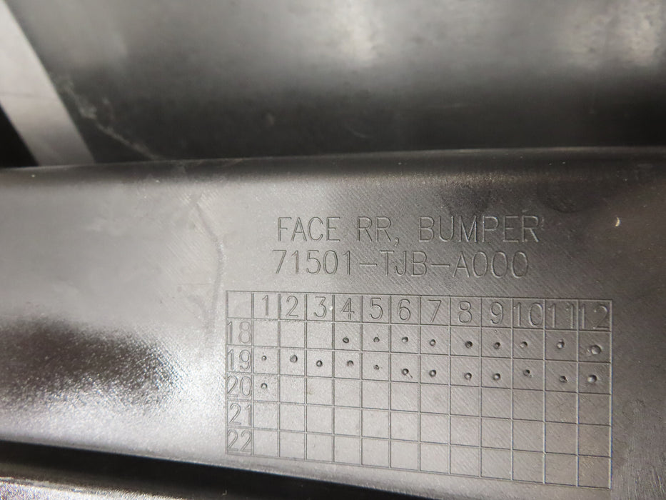 2019-2021 ACURA RDX REAR BUMPER COVER OEM 71501-TJB-A000