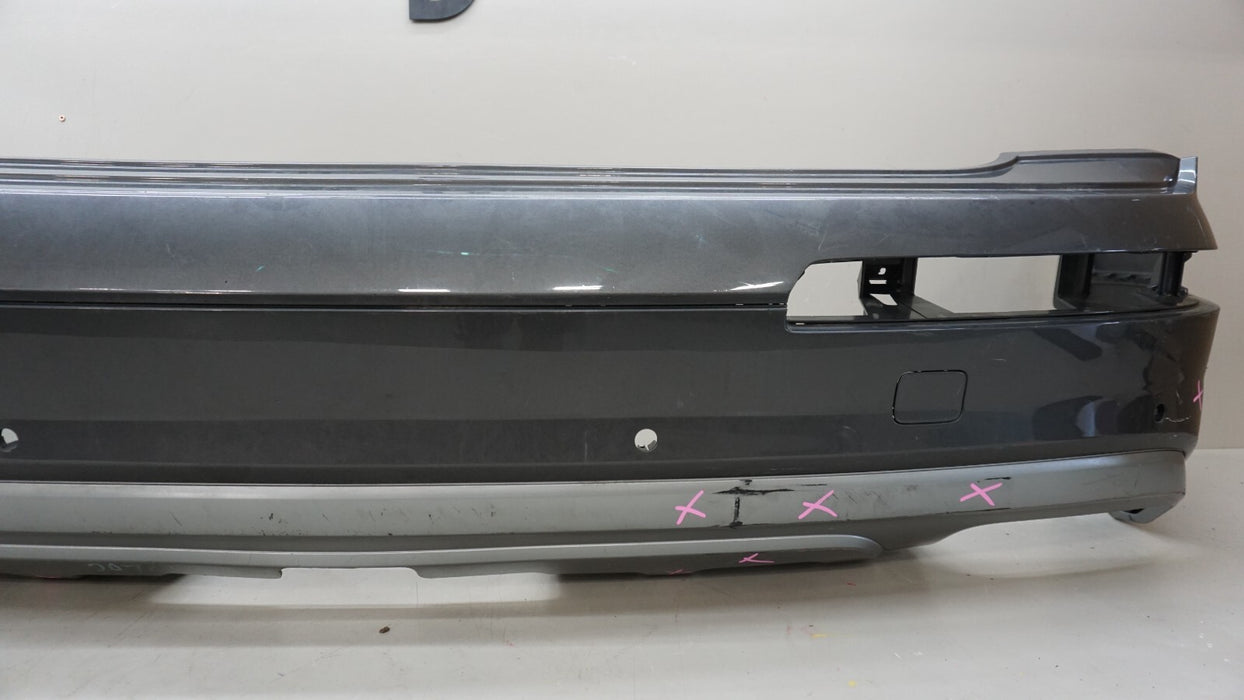 2017-2019 AUDI Q7 REAR BUMPER COVER W/ SPOILER VALANCE PANEL OEM 4M0807527B