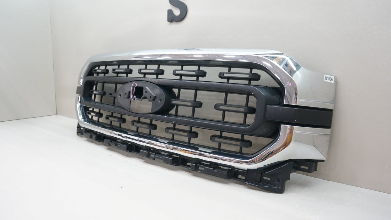 2021-2023 FORD F-150 FRONT BUMPER RADIATOR GRILLE OEM ML34-8200