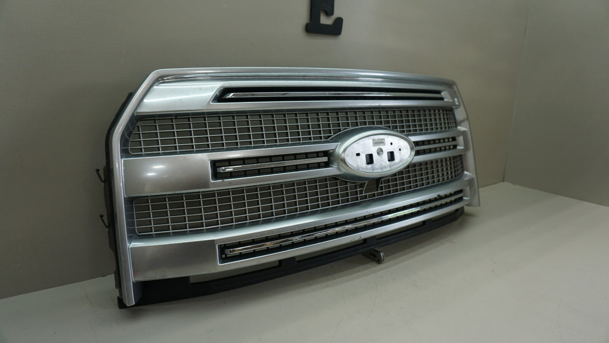 2015-2017 FORD F-150 PLATINUM FRONT BUMPER RADIATOR GRILL GRILLE OEM 15 16 17