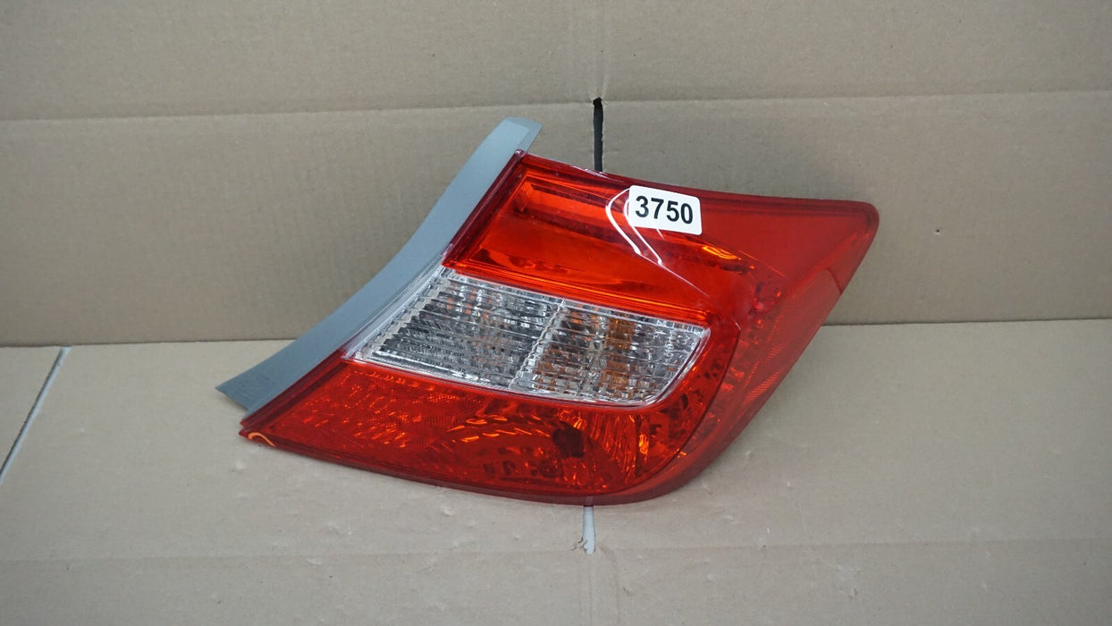 2012 HONDA CIVIC RIGHT PASSENGER SIDE TAIL LIGHT LAMP OEM 33550TR0A01