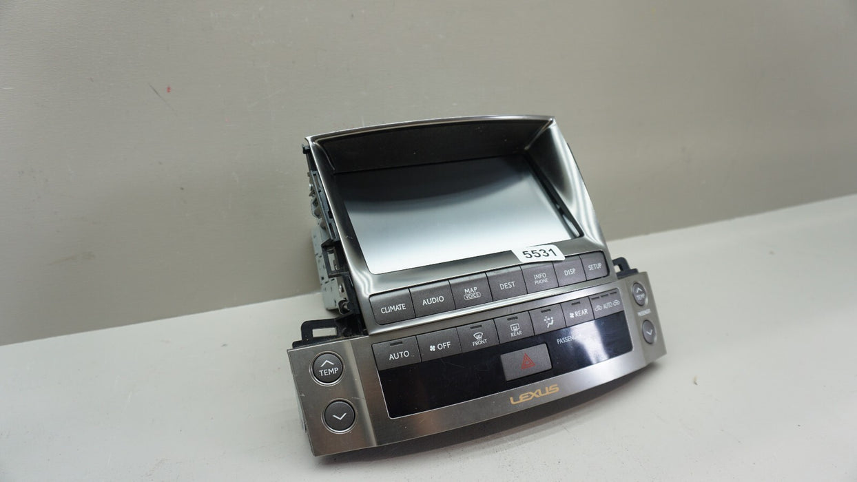 2010 LEXUS LX570 NAVIGATION RADIO DISPLAY CLIMATE CONTROL SWITCH OEM 86431-60232