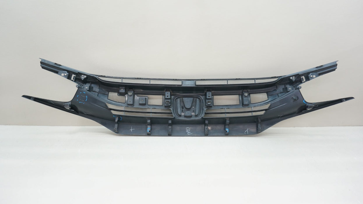 2016-2018 HONDA CIVIC FRONT CENTER UPPER RADIATOR GRILLE OEM 71121-TBA-A01