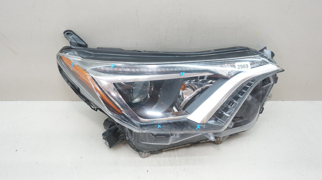 2016-2018 TOYOTA RAV-4 RAV4 FRONT RIGHT PASSENGER SIDE HALOGEN HEADLIGHT OEM