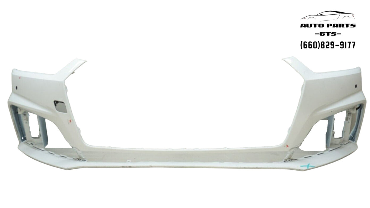 2018-2019 AUDI A5 QUATTRO PREMIUM S-LINE FRONT BUMPER COVER PANEL OEM 8W6807437F