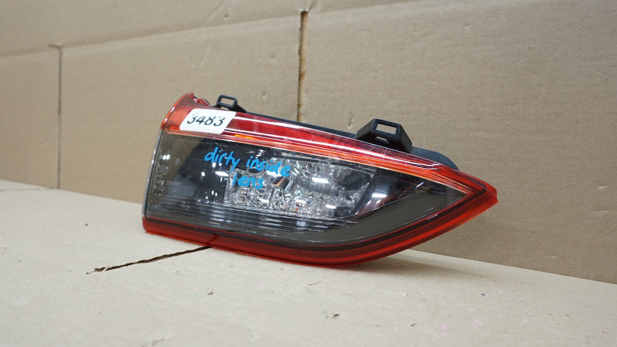 2016-2017 MAZDA 6 LEFT DRIVERS SIDE INNER TAIL LIGHT OEM 16 17