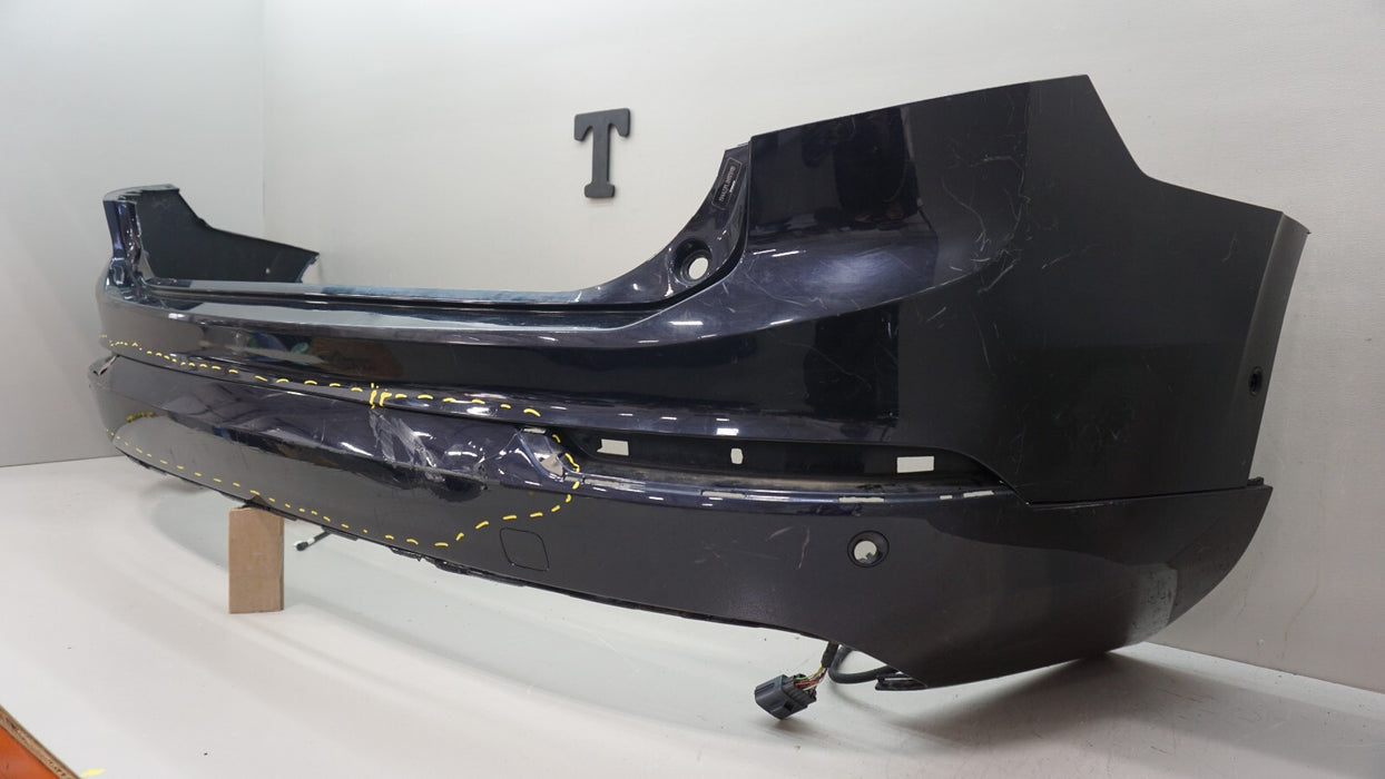 2016-2018 VOLVO XC90 REAR BUMPER COVER W/ PARK SENSORS & VALANCE OEM 31353390