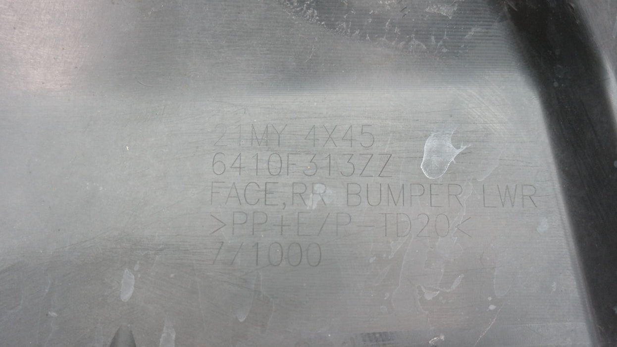 2022-2023 MITSUBISHI ECLIPSE CROSS REAR LOWER BUMPER VALANCE OEM 850B2W03ZP