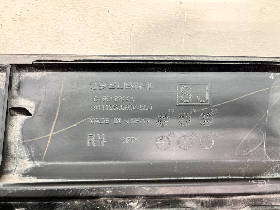 2019-2024 SUBARU FORESTER RH RIGHT REAR DOOR SIDE GARNISH MOLDING OEM 91112SJ380