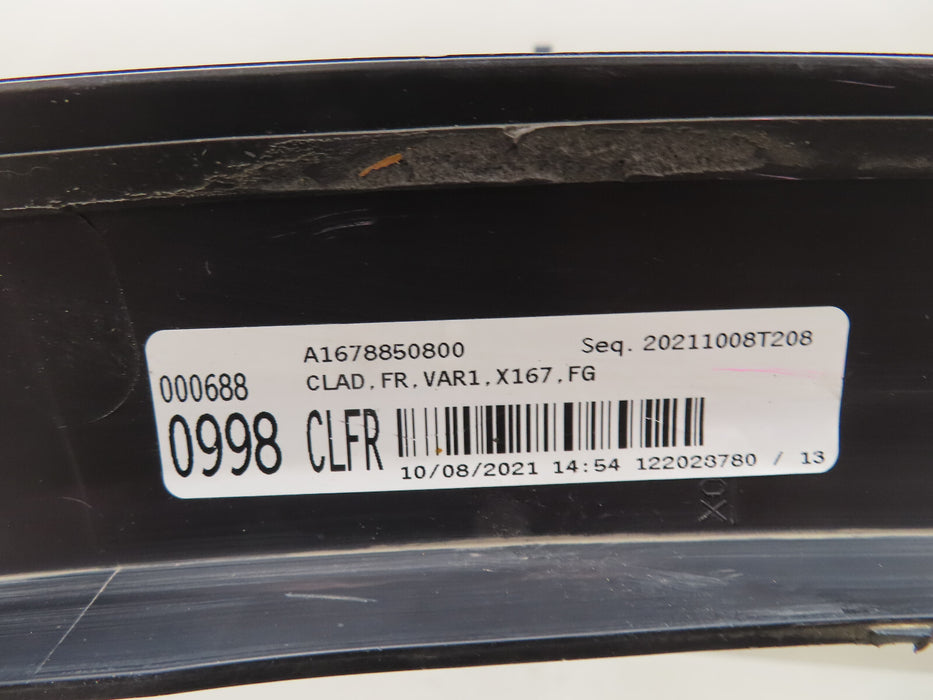 2020-2022 MERCEDES BENZ X167 GLE450 RIGHT SIDE FRONT WHEEL FENDER FLARE TRIM OEM