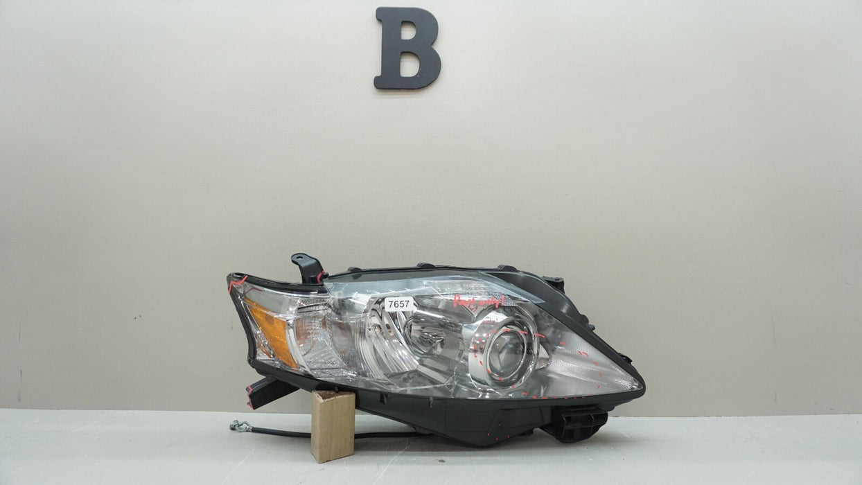 2010-2012 LEXUS RX350 FRONT RH RIGHT PASSENGER SIDE XENON HEADLIGHT OEM *DAMAGE*