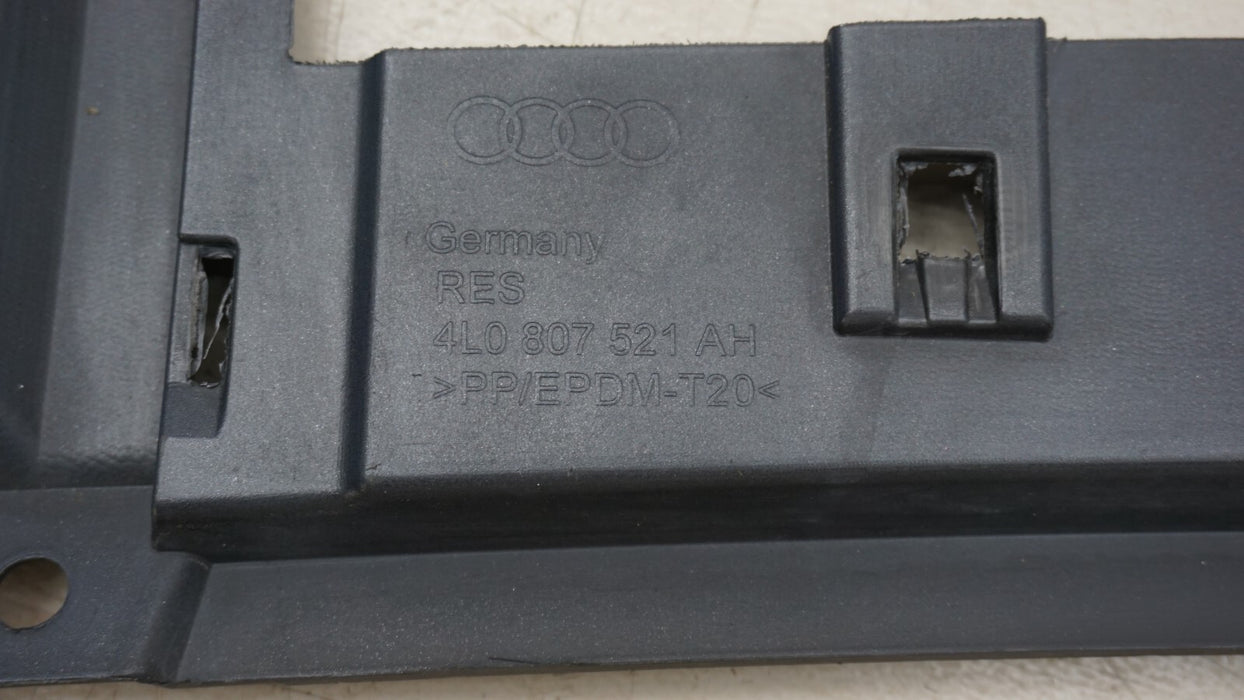 2010-2015 AUDI Q7 REAR LOWER BUMPER COVER PANEL W/ SENSOR HOLE OEM 4L0807521AH