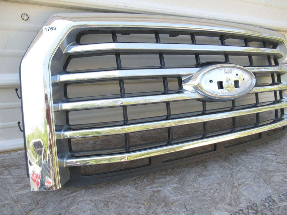 2015-2017 FORD F-150 XLT FRONT GRILLE GRILL W/O EMBLEM FD217-1C00-CA00 OEM