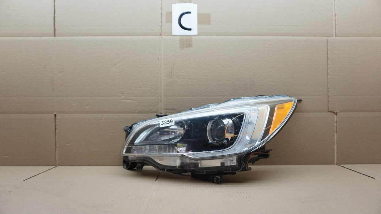 2015-2017 SUBARU LEGACY OUTBACK FRONT LEFT DRIVER SIDE HEADLIGHT HEADLAMP OEM