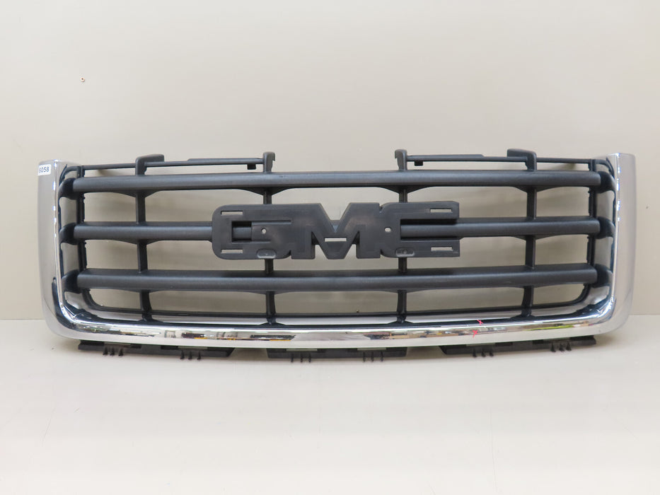 2007-2012 GMC SIERRA 1500 FRONT UPPER RADIATOR GRILLE GRILL OEM 15201485