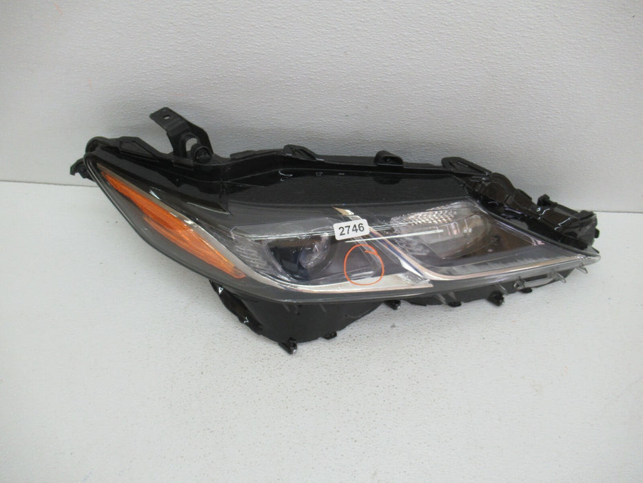 2018-2024 TOYOTA CAMRY FRONT PASSENGER SIDE HEADLIGHT LED OEM 2746