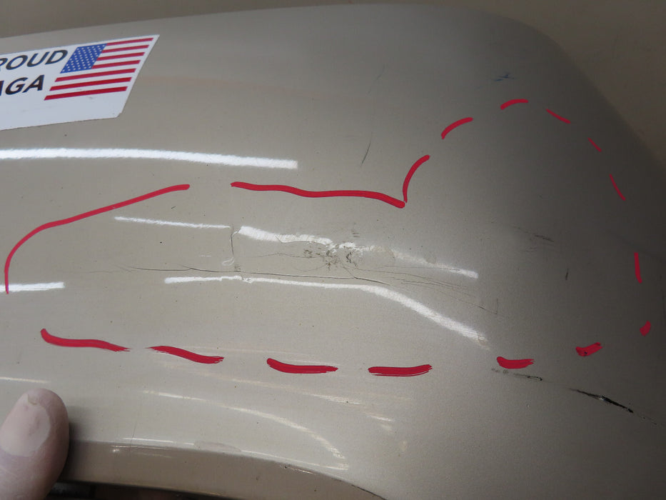 2008-2012 CHEVROLET MALIBU REAR BUMPER COVER OEM 259192034