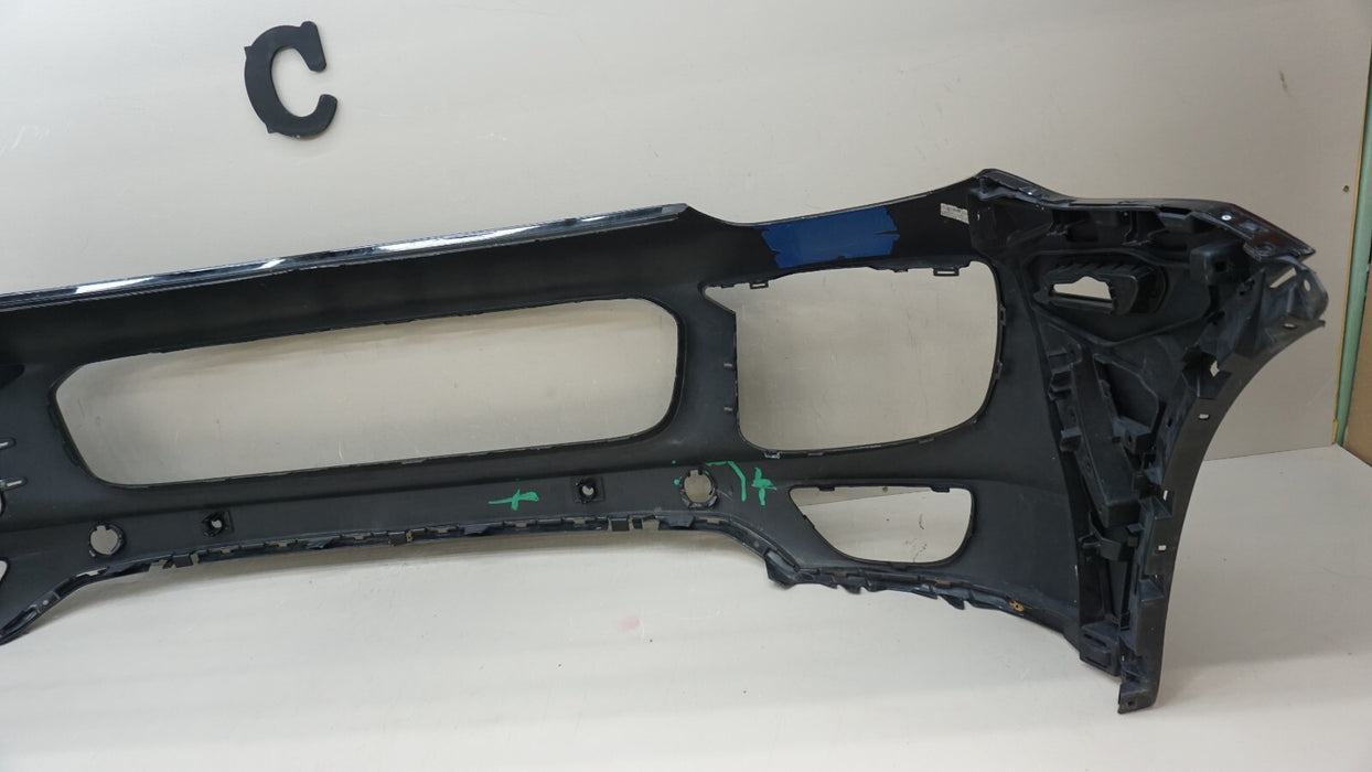 2015-2017 PORSCHE CAYENNE FRONT BUMPER COVER PANEL W/ SENSOR HOLE OEM 7P5807221F