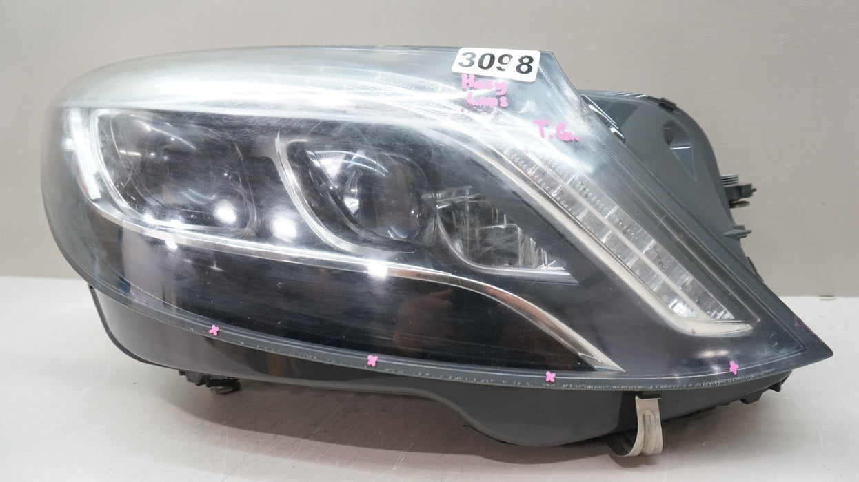 2014-2017 MERCEDES-BENZ S63/S550 RIGHT RH SIDE HEADLIGHT LED OEM A 222 906 12 02