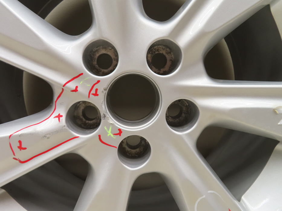 11-13 TOYOTA HIGHLANDER 17X7-1/2 7 SPOKE WHEEL RIM ASSEMBLY OEM