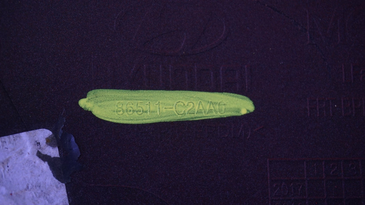 2018-2019 HYUNDAI SONATA FRONT BUMPER COVER PANEL PLASTIC 86511-C2AA0 OEM