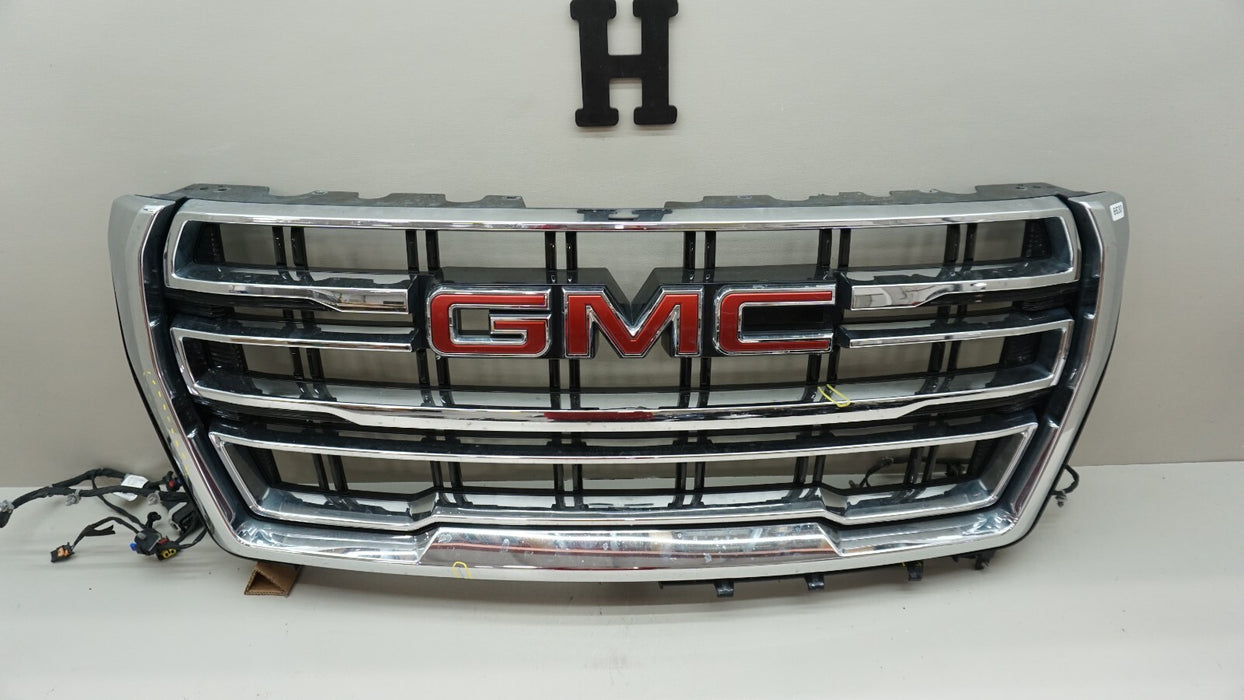 2021-2024 GMC YUKON XL SLT CHROME FRONT GRILLE GRILL OEM 84835787 21 22 23 24