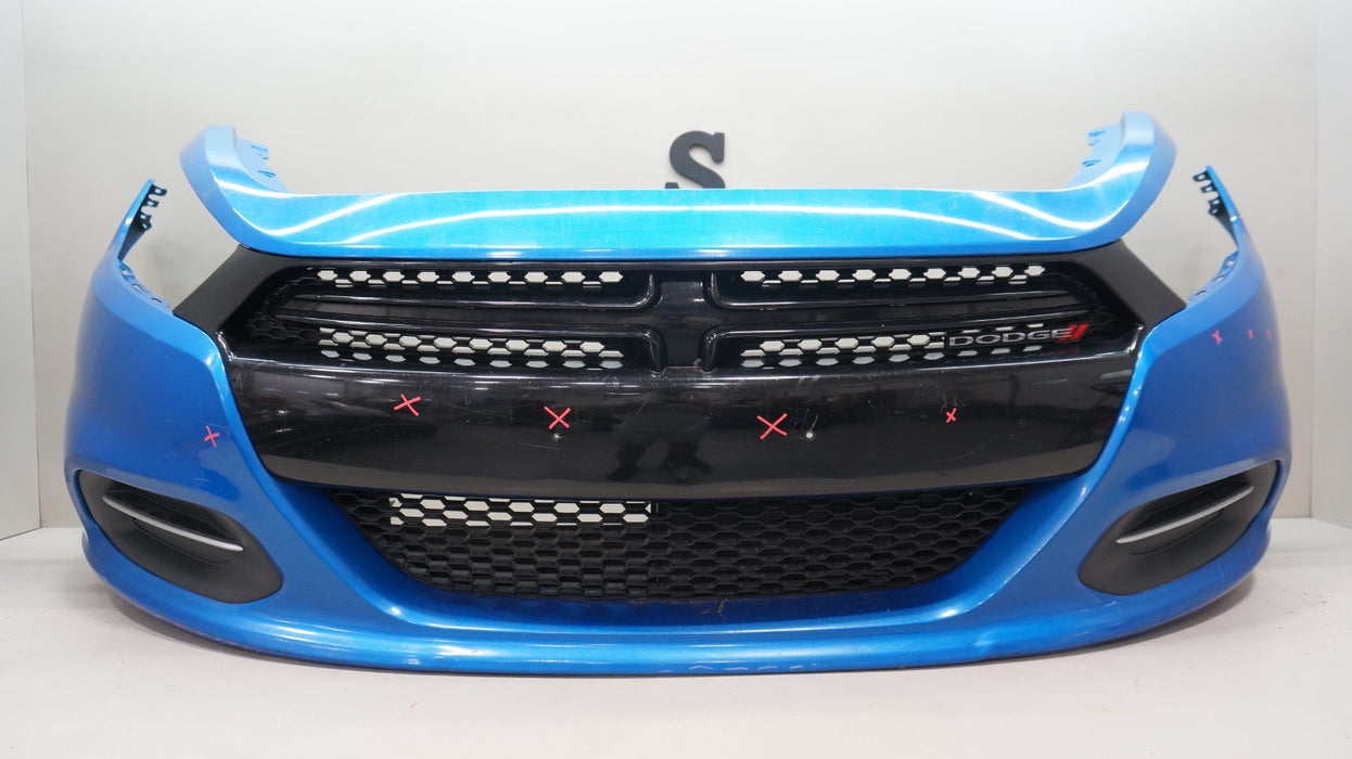 2013-2016 DODGE DART FRONT COMPLETE BUMPER COVER OEM 1TS71TRMA