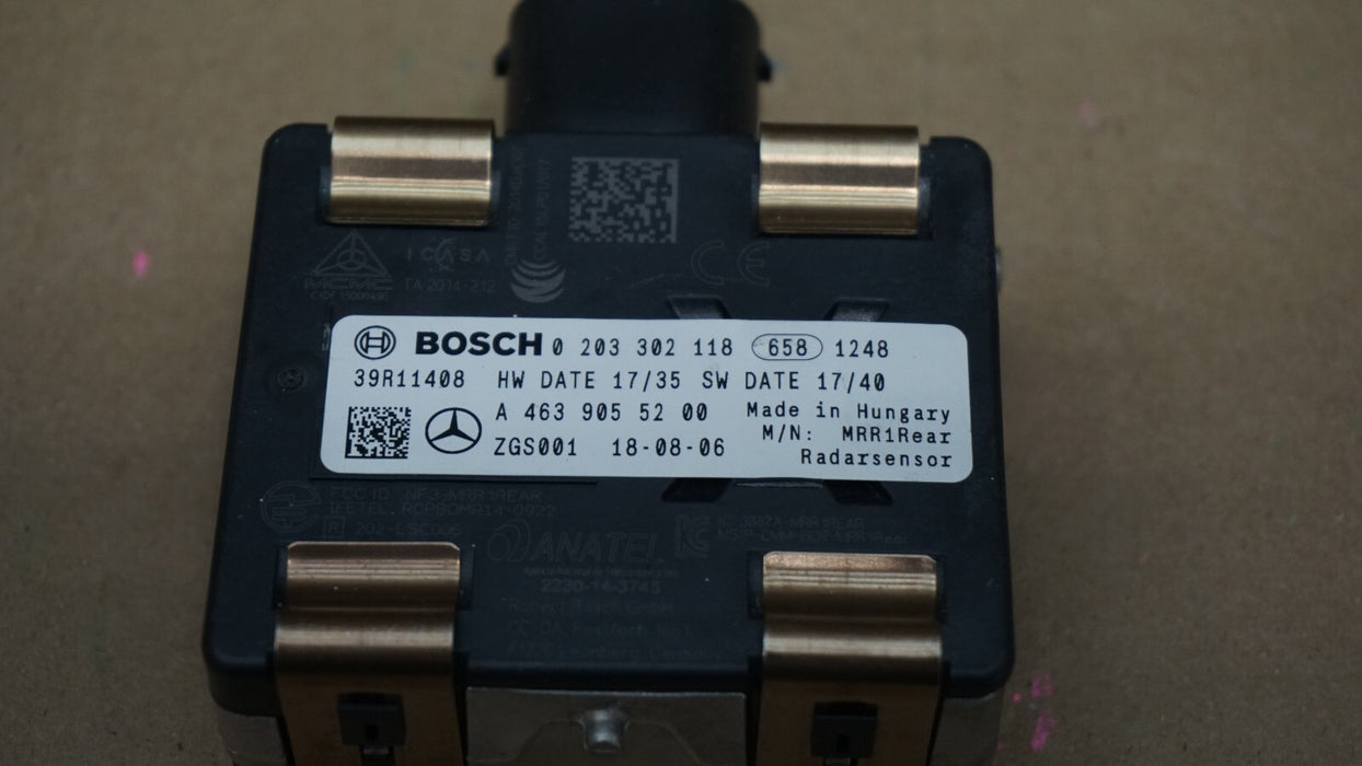 2019 2020 2021 MERCEDES-BENZ BLIND SPOT RADAR SENSOR REAR A4639055200 OEM