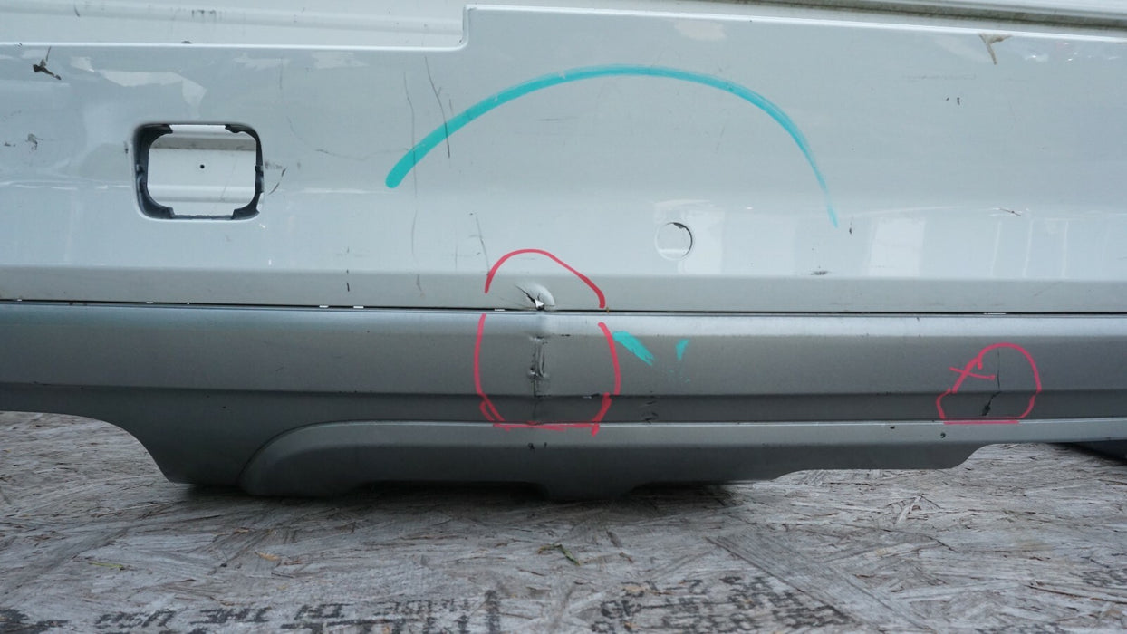 2017-2019 AUDI Q7 REAR BUMPER LOWER COVER PANEL W/ VALANCE & SENSOR HOLES OEM