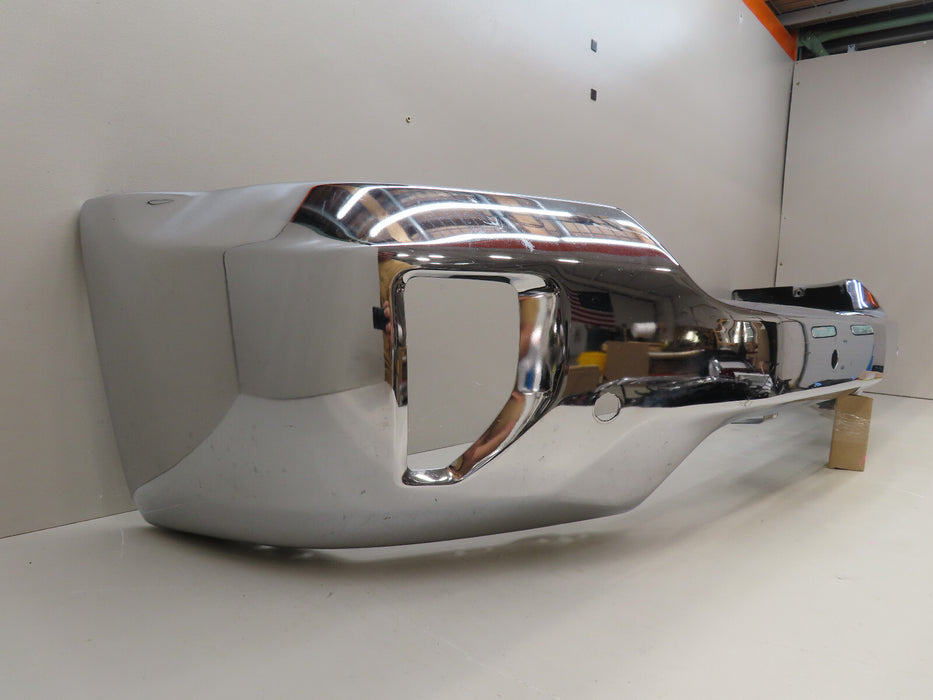 2016-2019 CHEVROLET SILVERADO 1500 FROMT BUMPER METAL CHROME OEM 23243124
