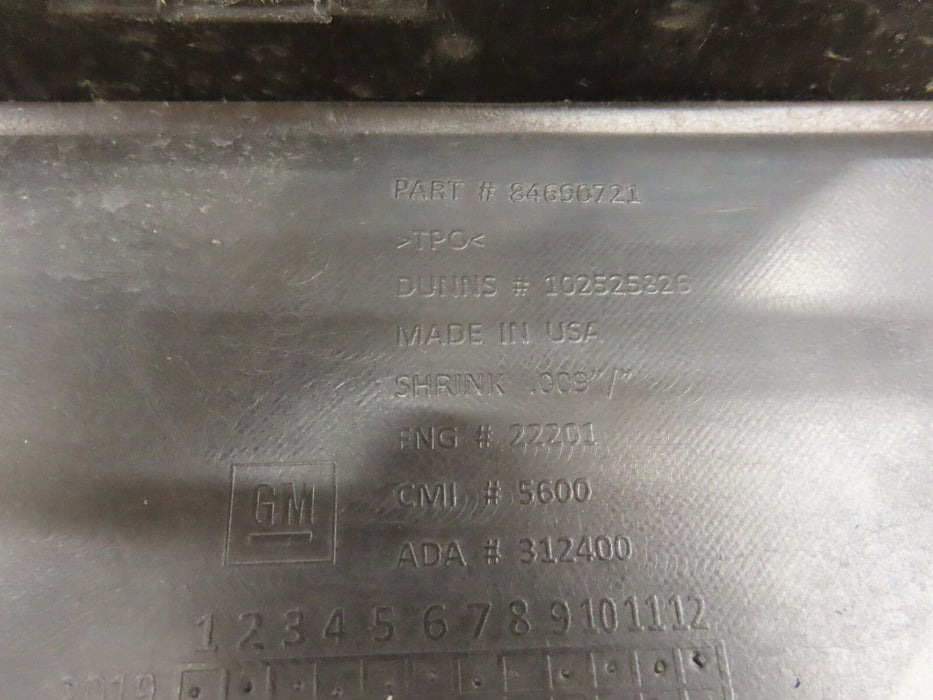 2021-2023 CHEVROLET TAHOE REAR BUMPER COVER OEM