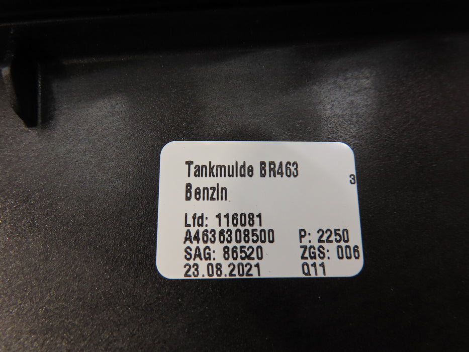 MERCEDES-BENZ FUEL PACKET RECESS OEM A463630850064