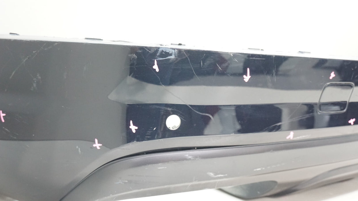 2017-2019 AUDI Q7 REAR LOWER BUMPER COVER W/ PARKING SENSOR HOLES 4M0807527B OEM