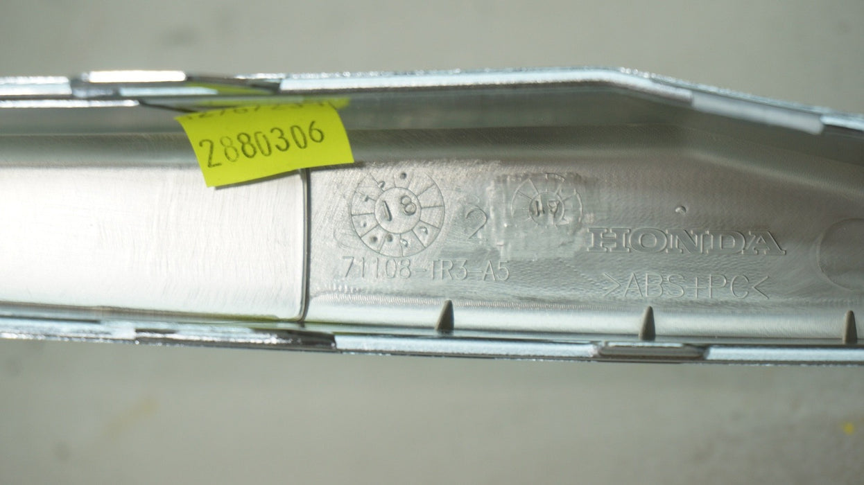 2013-2015 HONDA CIVIC FRONT BUMPER CHROME TRIM OEM 71108-TR3-A5