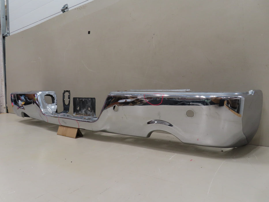 2011-2018 DODGE RAM 1500 PICKUP REAR METAL BUMPER STEP PLATE PAD COVER PANEL OEM