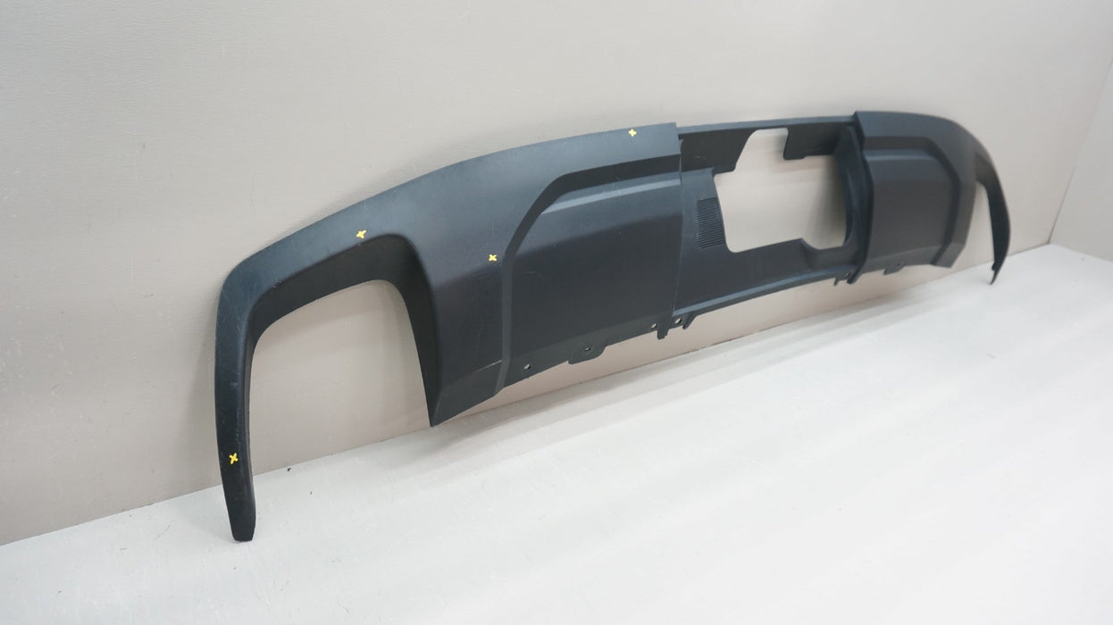 2018-2024 GMC TERRAIN DUAL EXHAUST REAR LOWER BUMPER VALANCE OEM 23394902