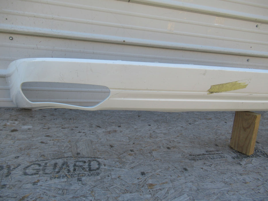 2015 - 2018 AUDI A8 REAR LOWER BUMPER COVER PANEL PLASTIC WHITE FACTORY 15 OEM