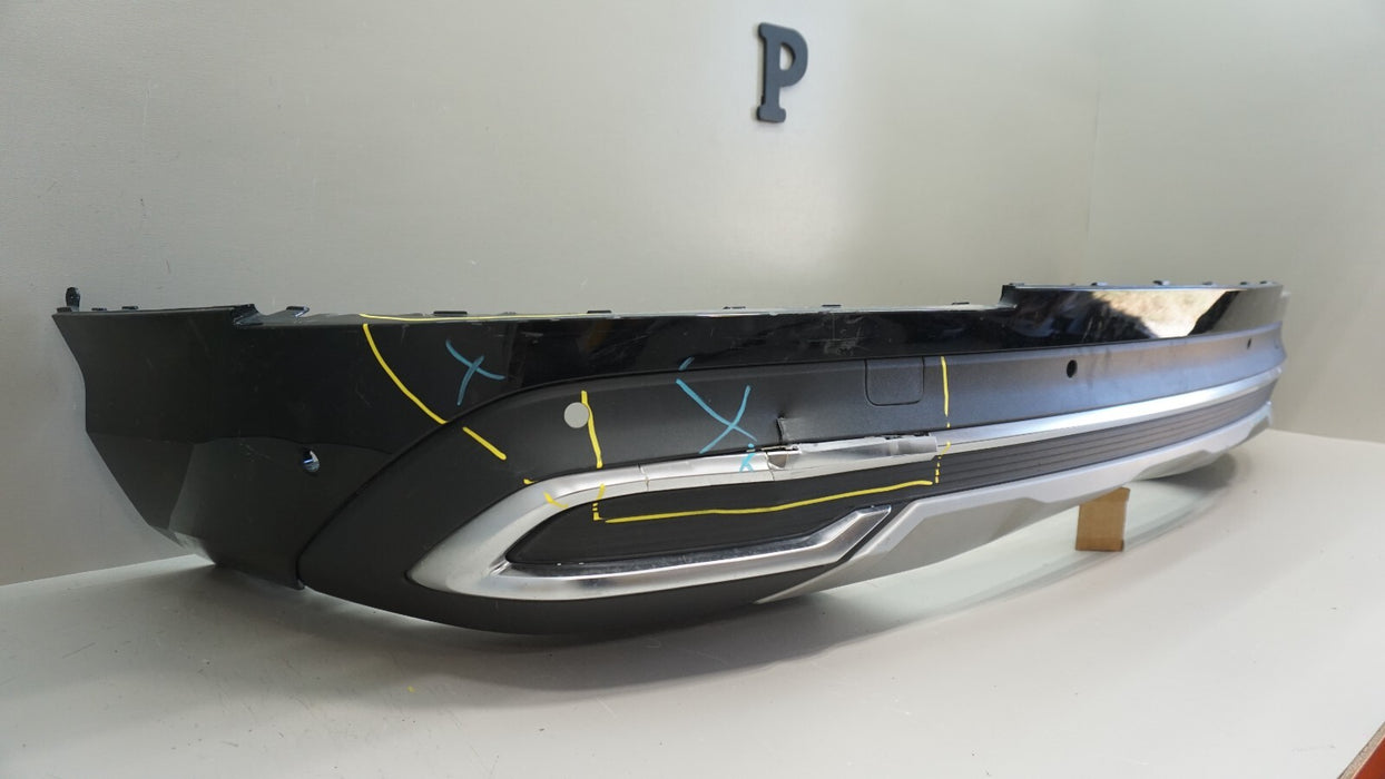 2020-2023 AUDI Q7 REAR BUMPER COVER MIDDLE AND LOWER VALANCE 4MO.807.527 OEM