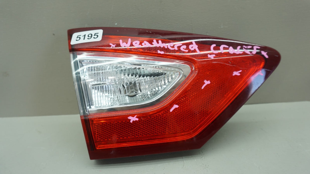 2013-2016 FORD FUSION REAR LEFT DRIVER INNER TAIL LIGHT LAMP OEM DS73-13A603-AD