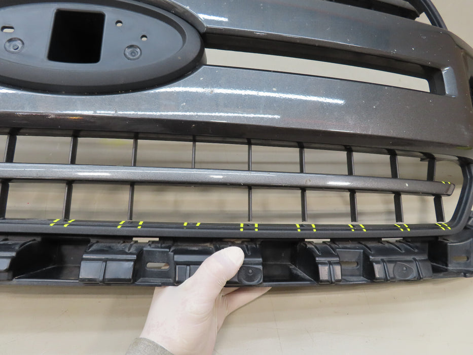 2018-2020 FORD F-150 LARIAT FRONT RADIATOR GRILLE GRILL OEM JL34-8200