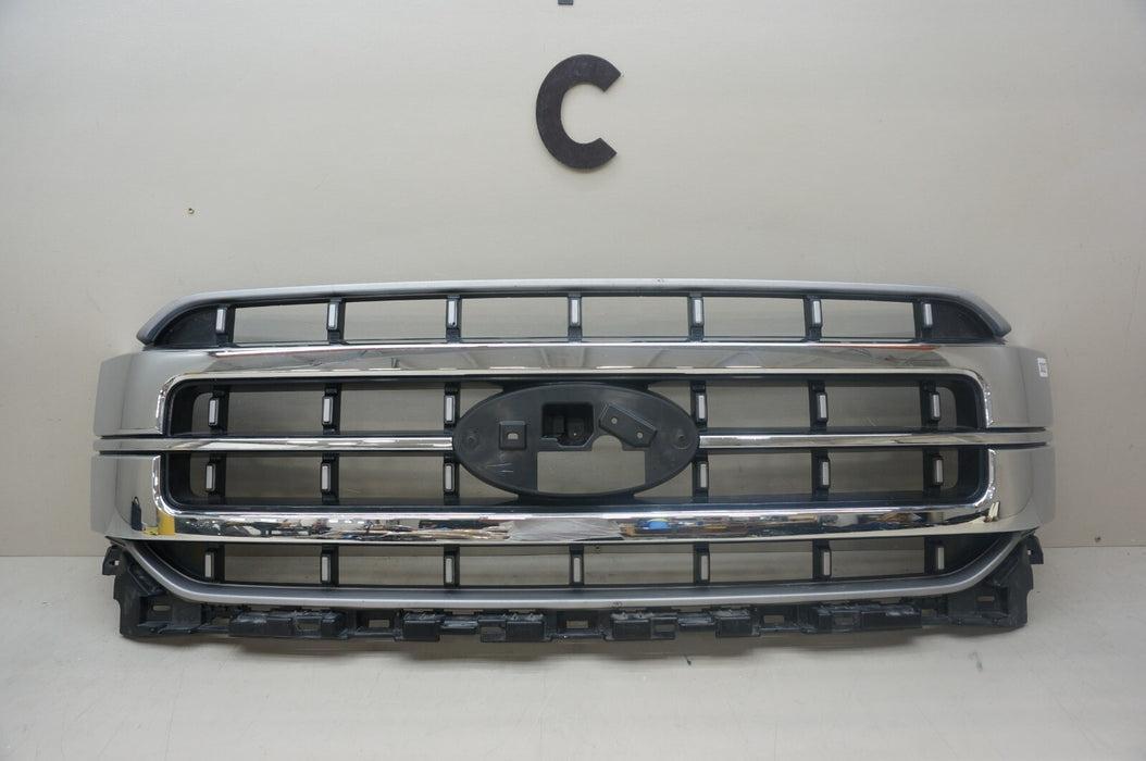 2021-2022 FORD F150 F-150 LARIAT FRONT CHROME BUMPER GRILLE OEM ML34-8200-E