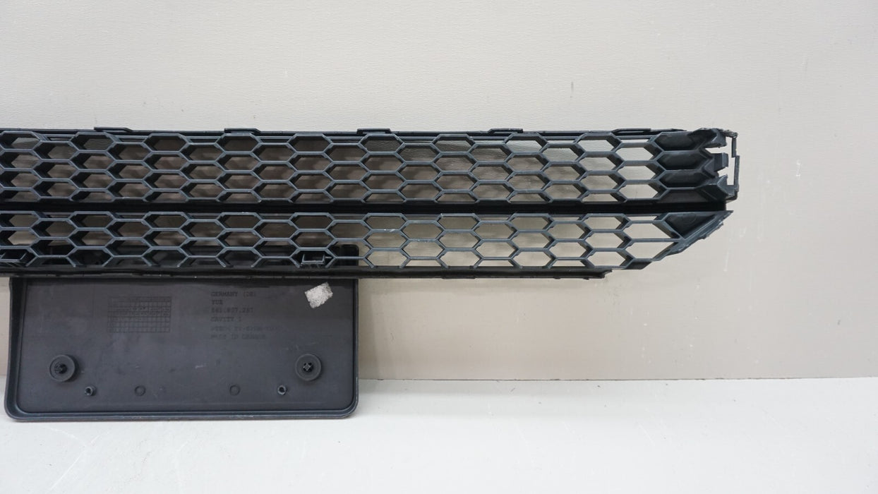 2012-2015 VOLKSWAGEN PASSAT FRONT LOWER GRILLE W/ PLATE HOLDER 561 853 677 OEM