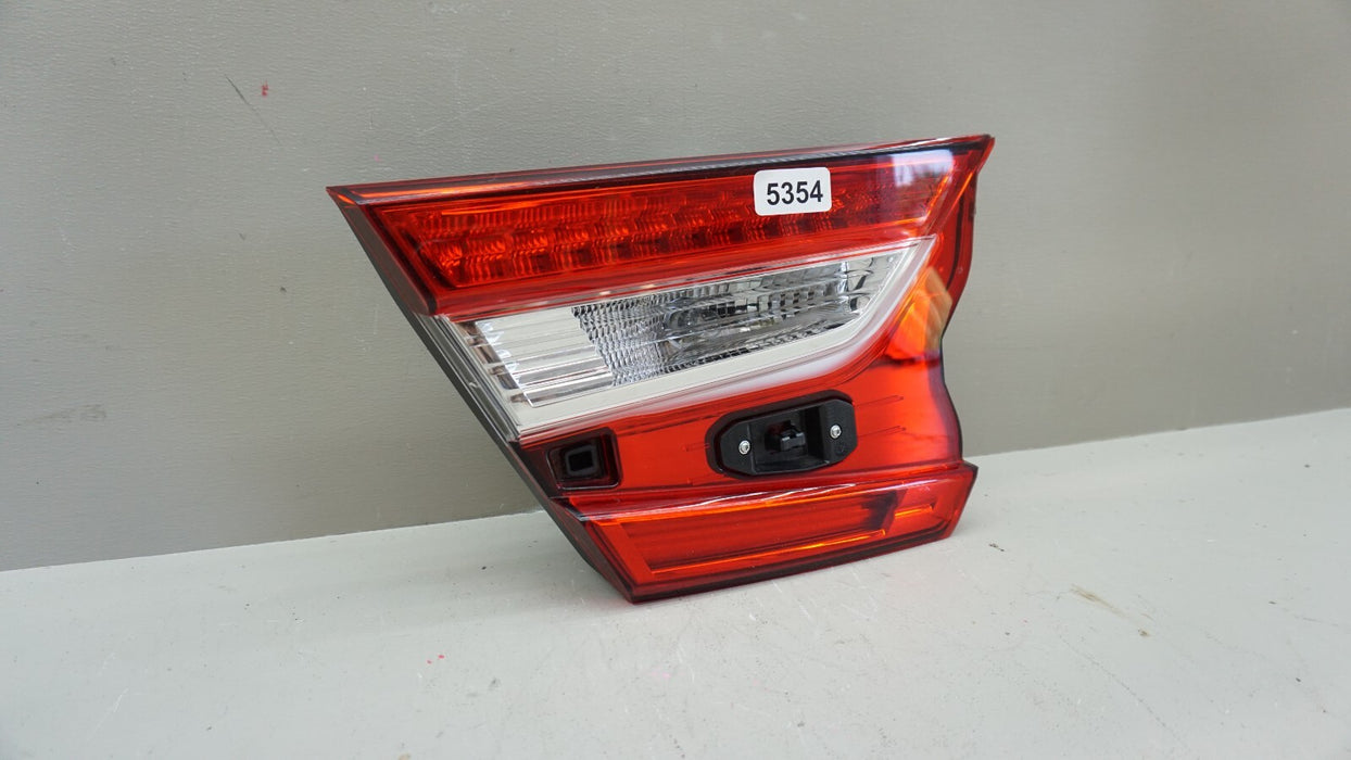 2018-2019 HONDA ACCORD REAR LEFT SIDE INNER TAIL LIGHT LAMP OEM 34155-TVA-A013