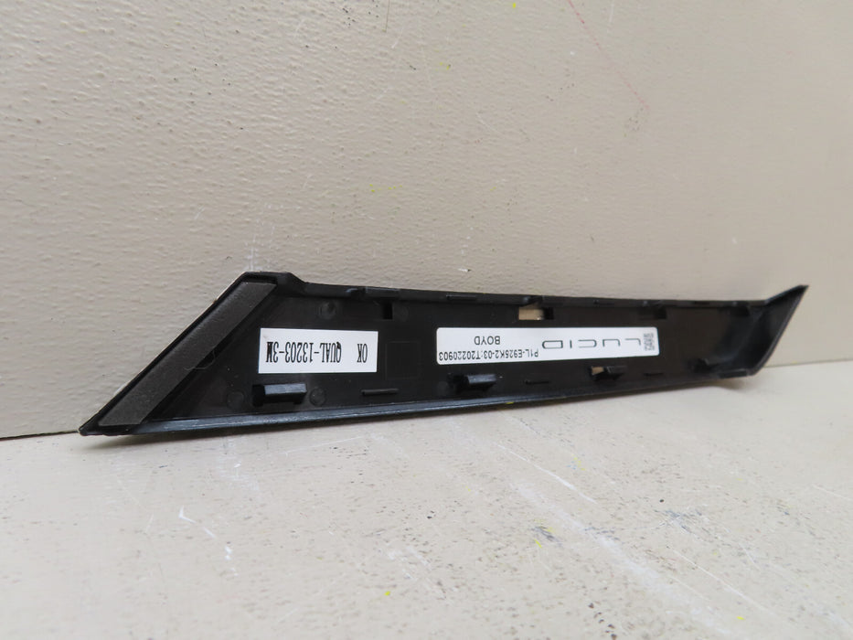 2022 2023 2024 LUCID AIR GRAND TOURING REAR LEFT C-PILLAR TRIM MOLDING PANEL OEM